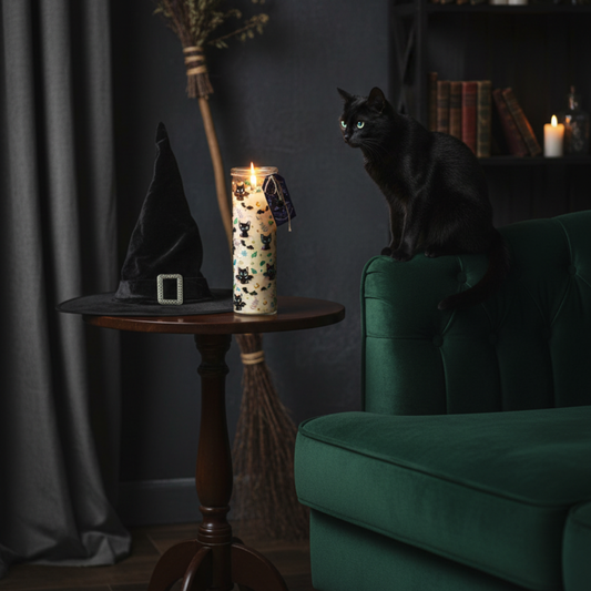 Cute and Creepy Lavender-Scented Tube Candle