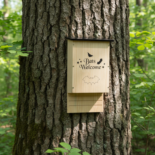 Wooden Bat House