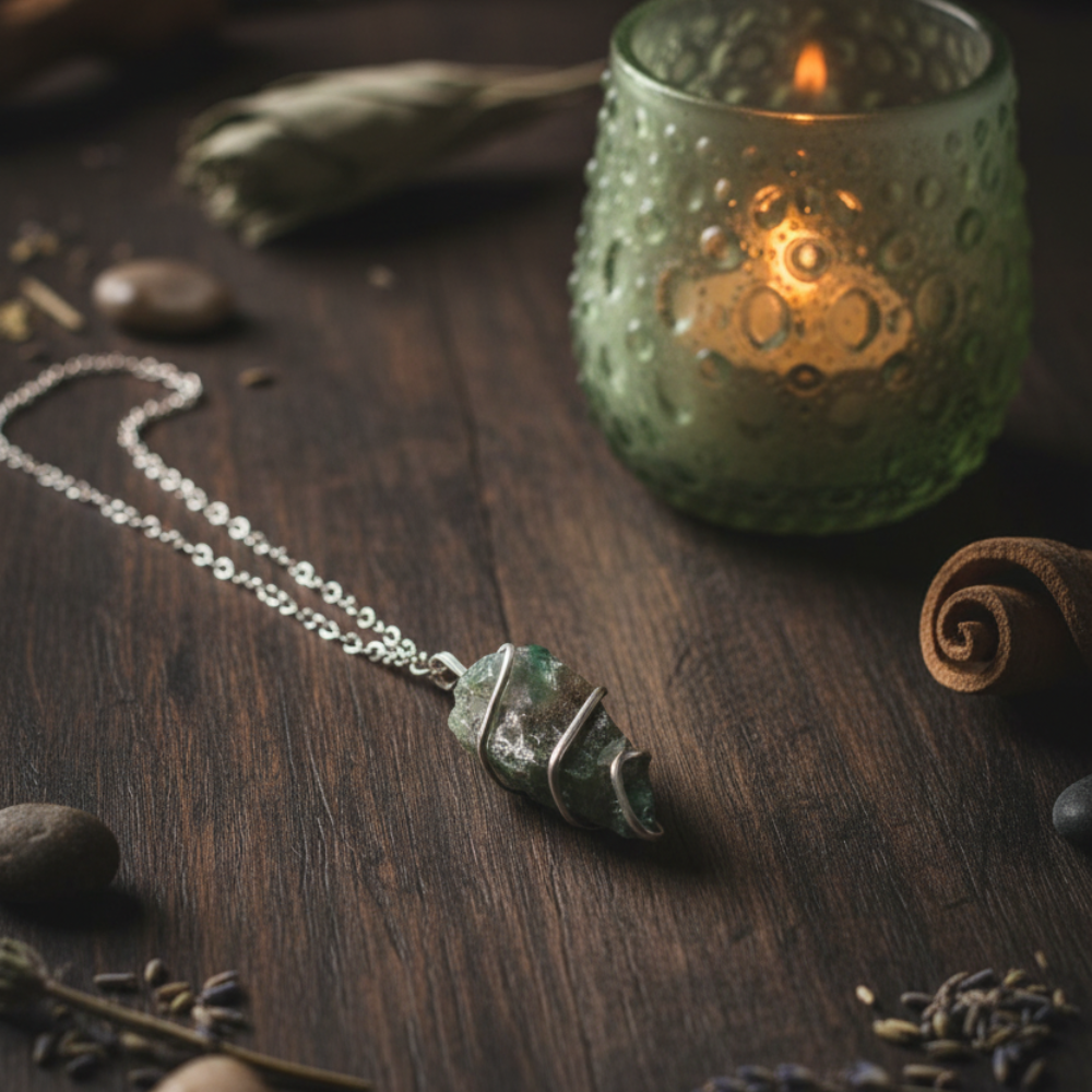 Handmade Raw Gemstone Pendulums