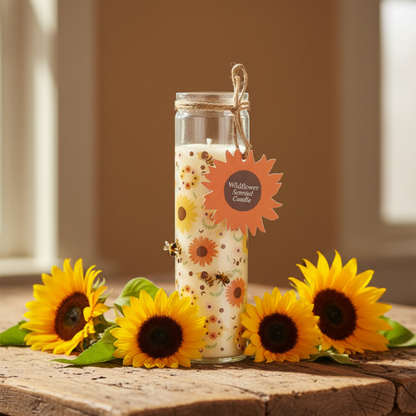 Wildflower Tube Candle