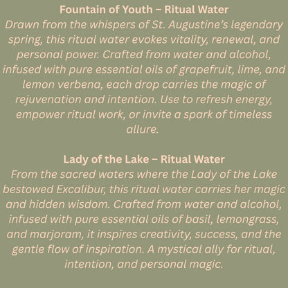 Ancient Witch Ritual Waters