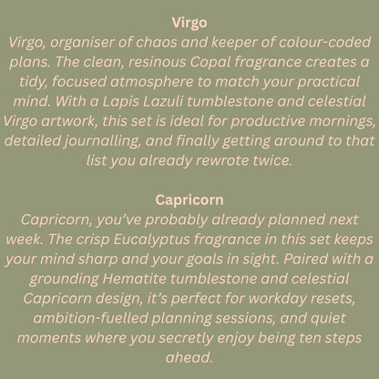 Zodiac Crystal Scents Incense