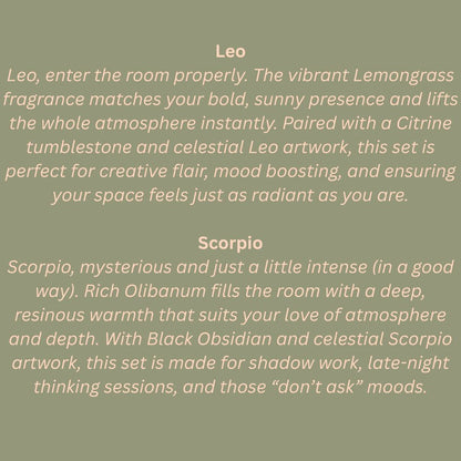 Zodiac Crystal Scents Incense