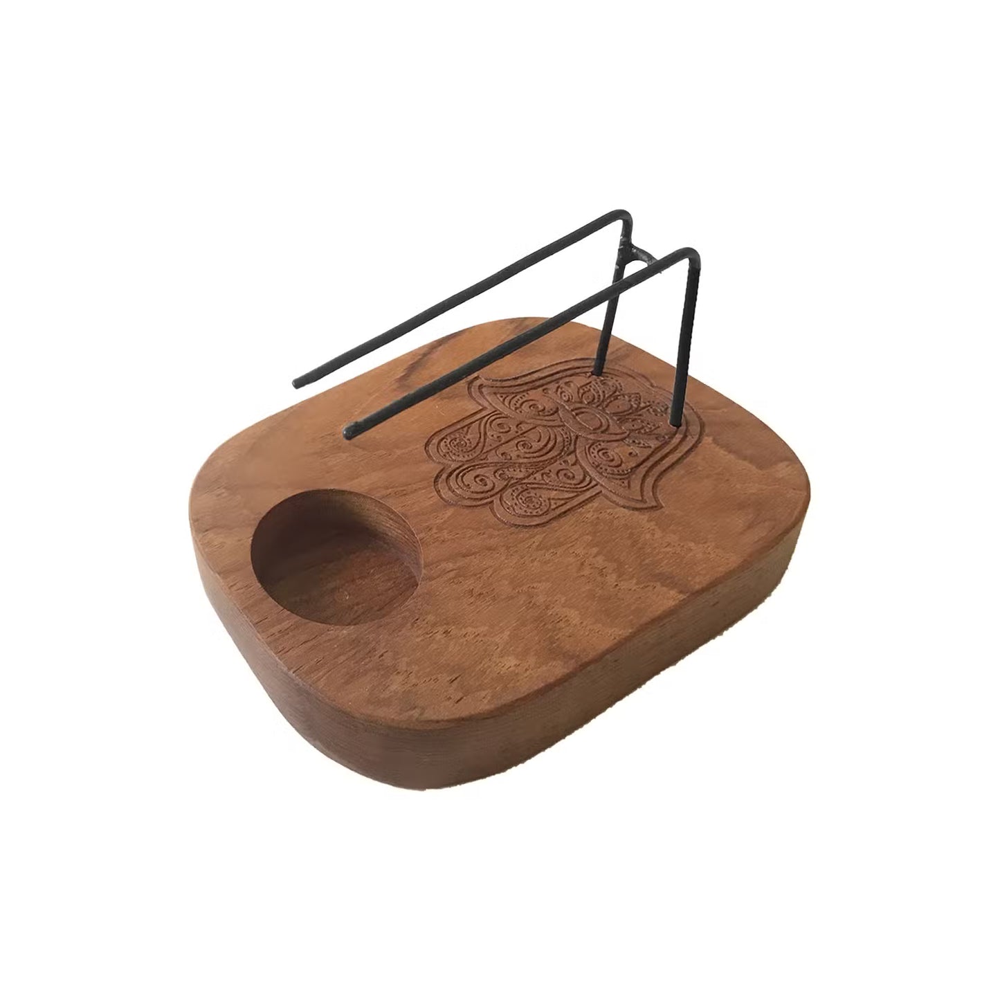 Handcrafted Teak Wood Palo Santo Holder