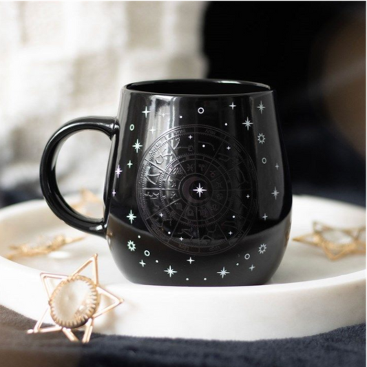 Heat changing mug 'Astrology Wheel'
