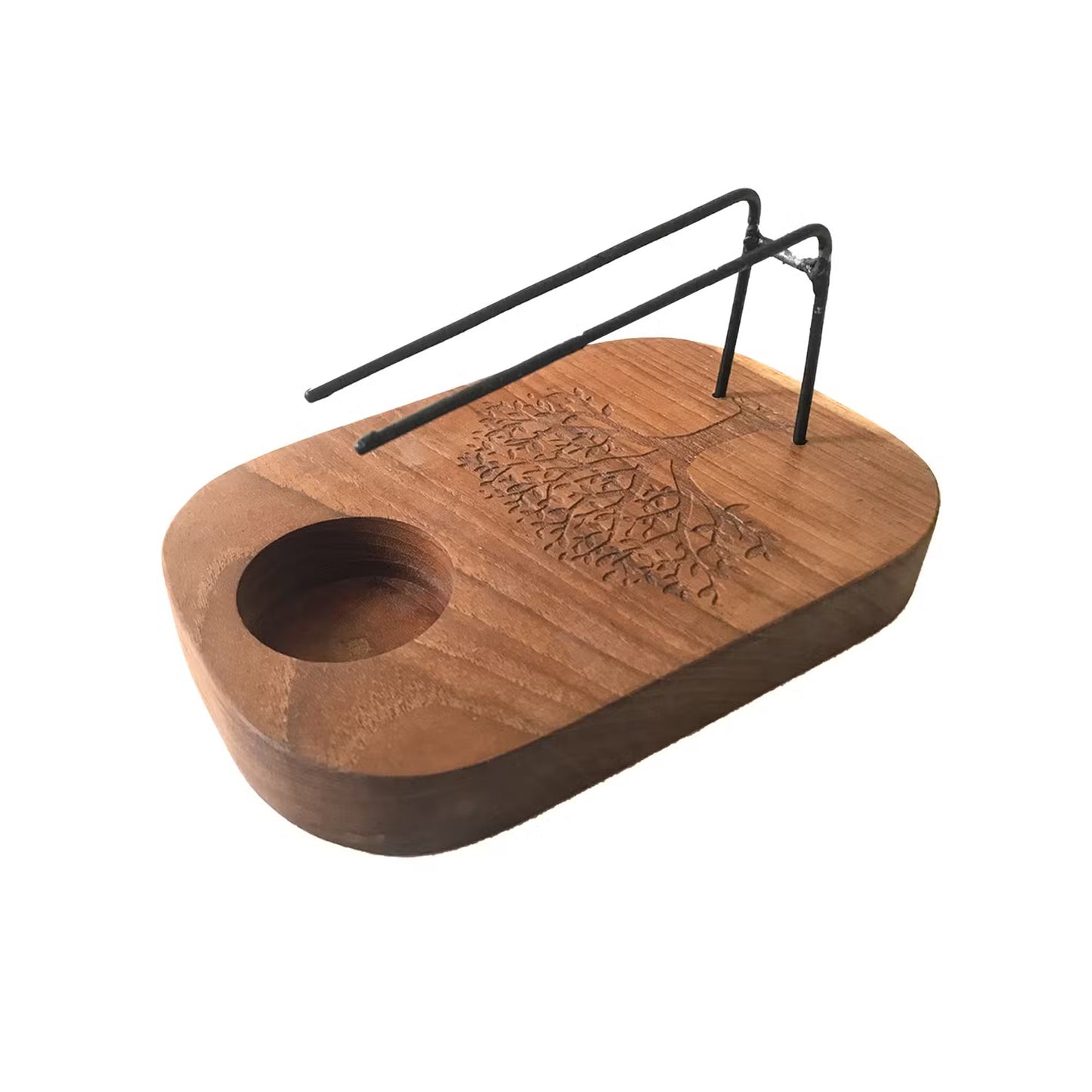 Handcrafted Teak Wood Palo Santo Holder
